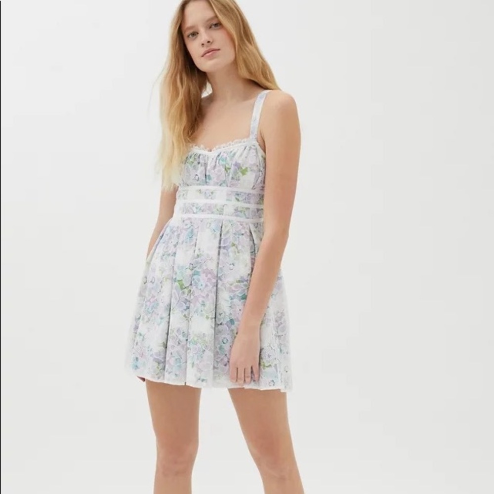 For Love & Lemons Loretta Mini Dress